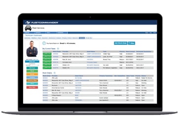 FleetCommander Maintenance Dashboard 